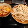 金豚雲 - 辛玉肉汁うどん中(麺500g)。ずしりとボリューム感じました！