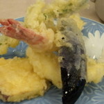 おまかせ定食の天ぷら