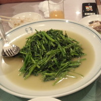 四川料理 龍の子 - 空芯菜炒め