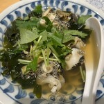 魚がし鮨 - つぶ貝煮（800円）