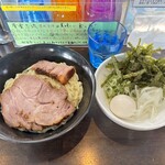 麺や 青雲志 - 特製カレーまぜそばブラック　大盛り