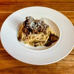 NECCO - ・Pasta　～選択～
      　　　　大浦ゴボウと牛のミートソースパスタ