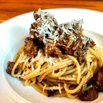 NECCO - ・Pasta　～選択～
      　　　　大浦ゴボウと牛のミートソースパスタ