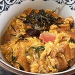 とようけ茶屋 - きぬかけ丼（1,221円税込）　味が染み染みで旨い