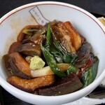 とようけ茶屋 - 生麩と葱が、この甘醤油タレと絡んで絶品✨