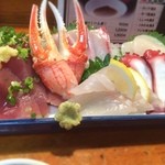 居酒屋 かんたろう - 刺身ちょこ盛り。ちっともちょこっとじゃないよ。