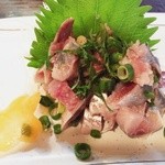 地球屋にんげん亭 - 鰯のタタキ ¥300