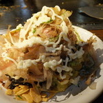 Okonomiyaki Yakisoba Fuugetsu - 花セット　２２８９円　お好み焼き　デラックス　完成　【　２０１４年７月　】
