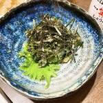 三酉屋 - わさび菜漬け