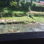 清流そば - テラス席？