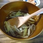 炭火焼肉 丸勢 - 和風スープ