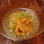 松川 - 2014.7 焼き茄子と雲丹