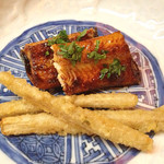 松川 - 2014.7 宍道湖の鰻と新牛蒡