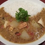 あっぱれやカリル - 限定カレー  冬瓜と厚揚げのレンズ豆カレー