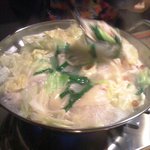 もつ蔵 - モツ鍋出来上がり