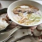 函館カレー エクスプレス - 五島めんBセット(イギリス風ミニカレー付)