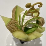 タカノフルーツパーラー - マスクメロンパフェ