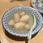 銀座 岩戸 - えび芋のあんかけ