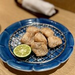 銀座 岩戸 - ふぐ唐揚