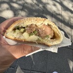 福元胡椒餅 - 断面