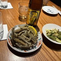 炭焼うな富士 名駅店 - 鰻の骨せんべい