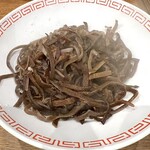 双喜紋 - トッピングのキクラゲ120円（別皿でもらいました）