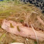 鶏そば　一瑳 - 鶏叉焼with柚子胡椒