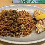 もみの木 - から揚げ焼そば(715円)