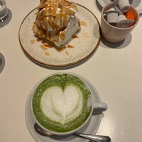 GARB Tokyo - 抹茶ラテ850- ケーキセット1500-