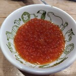 寿司文 - プラスしたいくら、たっふりです。