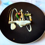 Ristorante Crocifisso - 本日の鮮魚のソテー レフォールとオレンジのザバイオーネソース