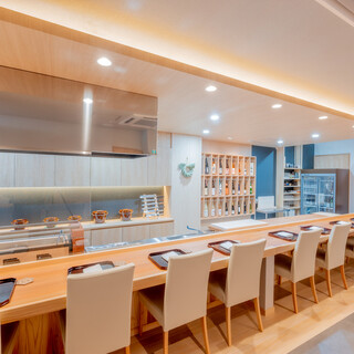 カウンター席が当店の特等席