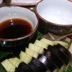 日がさ雨がさ - 水なす