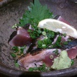 日がさ雨がさ - カツオのタタキ