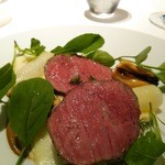 レフェルヴェソンス - 熊本のあか牛サーロイン肉とムール貝