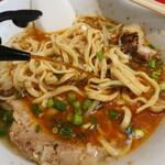 ラーメン二郎 - 赤酢投入～♪