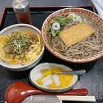 Takami Tei Honten - そばとミニかつ丼（1,600円）