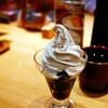 Cafe MUJI - コーヒーゼリーパフェとホットコーヒー