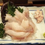 大衆居酒屋魚さんこ - 肝醤油でもワサビでも美味い