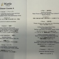 Wattle Tokyo - 今日のコースは此方