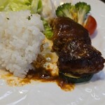 キッチン ブルー グローブ - ズッキーニを添えて