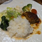 キッチン ブルー グローブ - 再びワンプレート