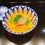 炭とおがわ - 蛤の蒸し寿司