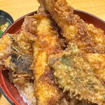 北新地 天富 - 上天丼ちょいアップ