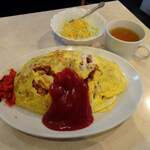純喫茶マリーナ - オムライス・大盛930円（大盛プラス100円）