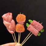 焼肉 よいん - 彩り巻き串3種