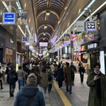 Bistro清水亭 - この日の狸小路商店街の様子