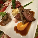 Bistro清水亭 - お肉３種盛り合わせ