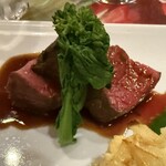 Bistro清水亭 - 十勝ハーブ牛のステーキ マディラソース