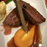 Bistro清水亭 - 浦臼産エゾ鹿のポアレ ハスカップソース